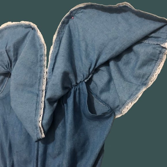 Girls Soft Jeans Dress, Medium, Age 8-10 - Picture 6 of 9